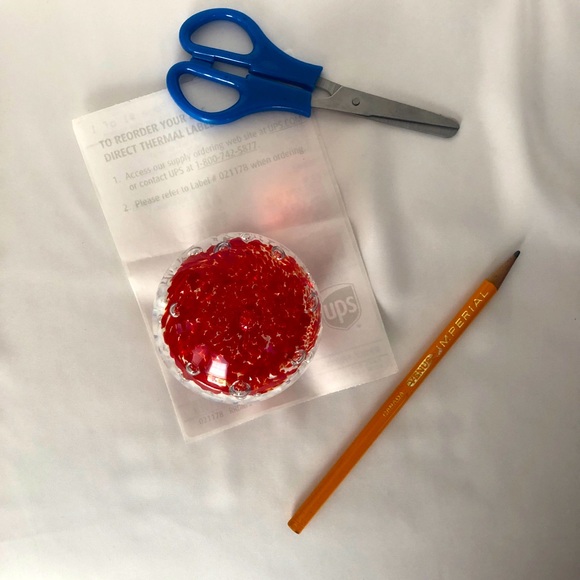 MCM PAPERWEIGHT glass Mid Century Vintage - Picture 2 of 5